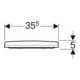Geberit WC-Sitz Acanto Quick-R., MS verchromt, m Absenkaut., we.-4