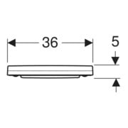 Geberit WC-Sitz Acanto S. MS vc, m Absenkaut., abnehmb., we.-2