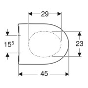 Geberit WC-Sitz Acanto S. MS vc, m Absenkaut., abnehmb., we.-4