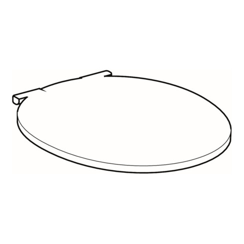 Geberit WC-Sitz Cassini we., Scharn. ES, m Absenkaut., m Deckel