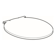 Geberit WC-Sitz Cassini we., Scharn. ES, m Absenkaut., m Deckel