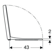 Geberit WC-Sitz iCon Scharn. MS verchromt, Absenkaut., weiß-5