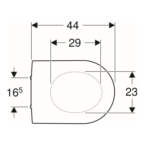 Geberit WC-Sitz iCon Scharn. MS verchromt, m Absenkaut., weiß