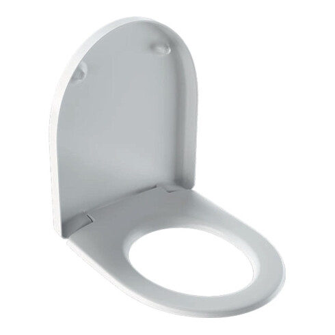 Geberit WC-Sitz iCon Scharniere Edelstahl, weiß