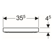 Geberit WC-Sitz iCon Scharniere Edelstahl, weiß-4