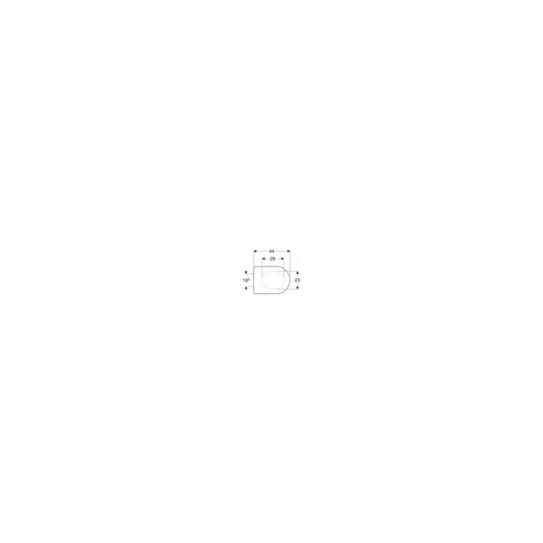 Geberit WC-Sitz iCon Scharniere Edelstahl, weiß