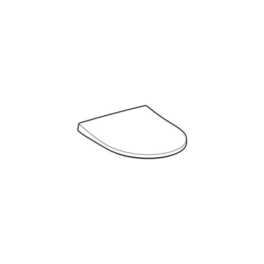 Geberit WC-Sitz iCon schl. Des., S. MS vc, Absenkaut., we.