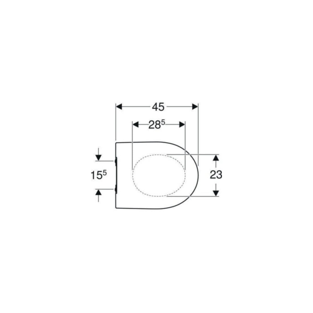 Geberit WC-Sitz iCon schl. Des., S. MS vc, Absenkaut., we.