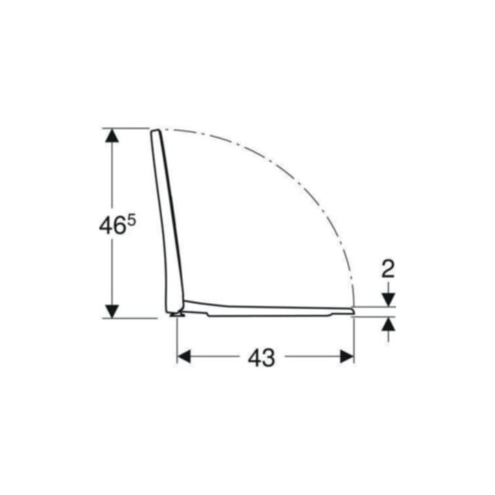 Geberit WC-Sitz iCon schl. Des., S. MS vc, Absenkaut., we.