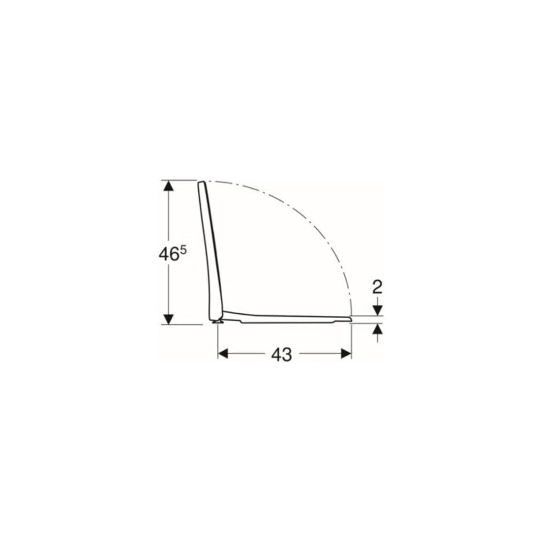 Geberit WC-Sitz iCon schl. Des., S. MS vc, Absenkaut., we.