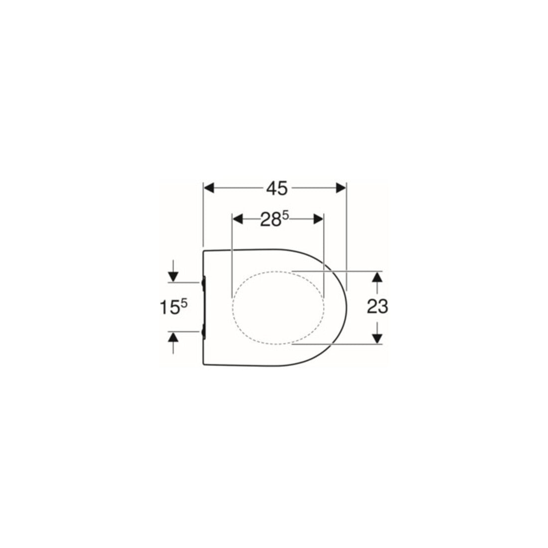 Geberit WC-Sitz iCon schl. Des., S. MS vc, Absenkaut., we.