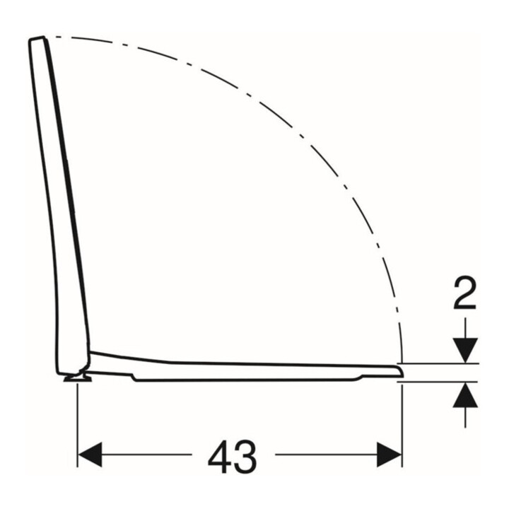 Geberit WC-Sitz iCon schl. Des., S. MS vc, Absenkaut., we.