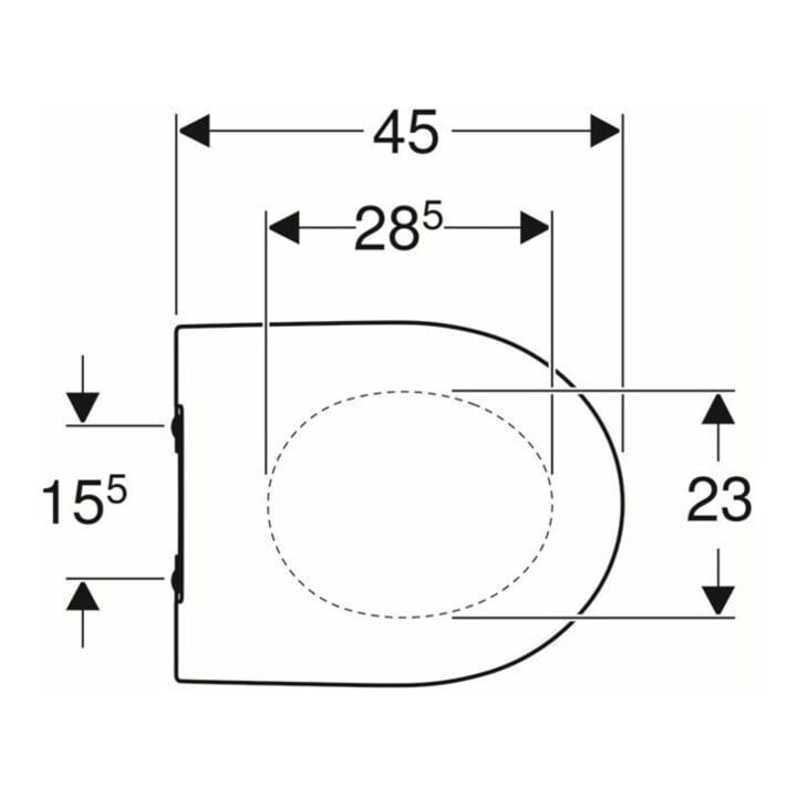 Geberit WC-Sitz iCon schl. Des., S. MS vc, Absenkaut., we.