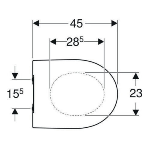Geberit WC-Sitz iCon schl. Des., S. MS vc, Absenkaut., we.