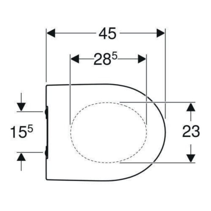 Geberit WC-Sitz iCon schl. Des., S. MS vc, Absenkaut., we.