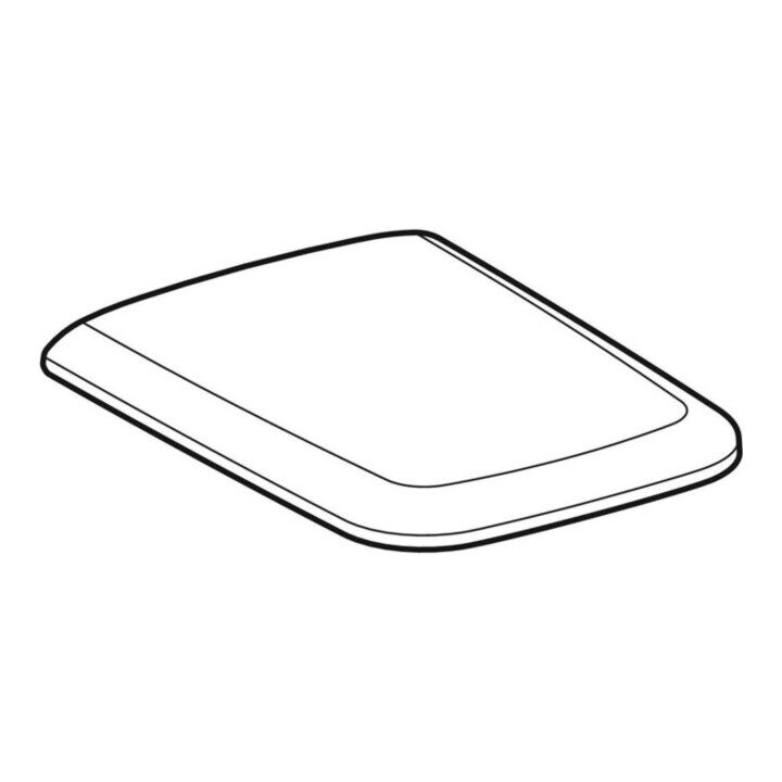 Geberit WC-Sitz iCon Square m Quick-Release, m Absenkautomatik, weiß