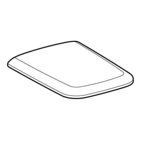Geberit WC-Sitz iCon Square m Quick-Release, m Absenkautomatik, weiß