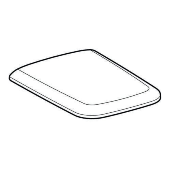 Geberit WC-Sitz iCon Square m Quick-Release, m Absenkautomatik, weiß