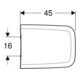 Geberit WC-Sitz iCon Square m Quick-Release, m Absenkautomatik, weiß-5