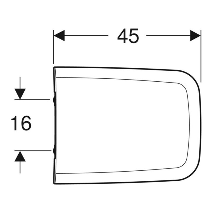Geberit WC-Sitz iCon Square m Quick-Release, m Absenkautomatik, weiß