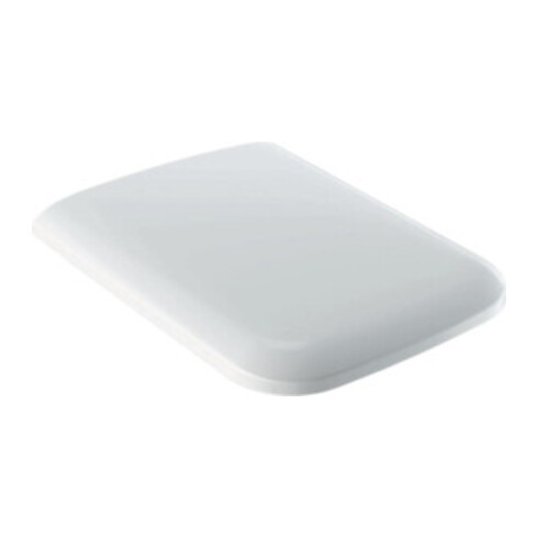 Geberit WC-Sitz iCon Square Scharn. MS verchromt, m Absenkaut., weiß