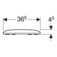 Geberit WC-Sitz iCon Square Scharn. MS verchromt, m Absenkaut., weiß-4