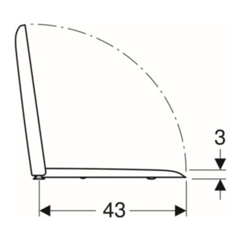 Geberit WC-Sitz iCon Square Scharn. MS verchromt, m Absenkaut., weiß