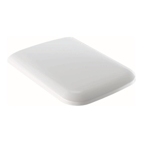 Geberit WC-Sitz iCon Square Scharniere Messing verchromt, weiß