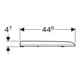 Geberit WC-Sitz iCon Square Scharniere Messing verchromt, weiß-5