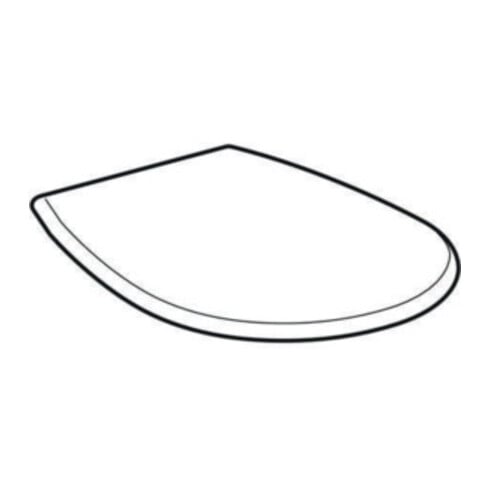 Geberit WC-Sitz Renova äg., o Abs, Befestig. v unt, Scharn. ES