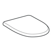 Geberit WC-Sitz Renova Comfort Befestig. v unt, Scharn. Edelstahl, weiß-5