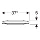 Geberit WC-Sitz Renova Comfort w, barrieref., antibak., Befestig. v ob