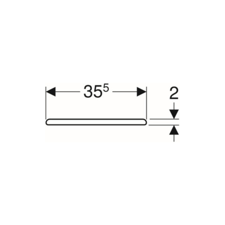 Geberit WC-Sitz Renova pg., o Abs, Befestig. v unt, Scharn. ES
