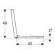 Geberit WC-Sitz Renova Plan ek, Bef. v o, m Quick-R., m Abs, we.-5
