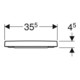 Geberit WC-Sitz Renova Plan ek, Bef. v o, Quick-R. MS vc, m Abs, we.-1