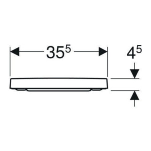 Geberit WC-Sitz Renova Plan ek, Bef. v o, Quick-R. MS vc, m Abs, we.