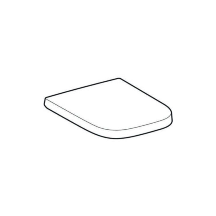 Geberit WC-Sitz Renova Plan ek, Bef. v o, Quick-R. MS vc, m Abs, we.