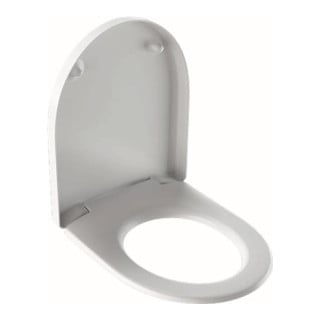 Geberit WC-Sitz Renova Plan m Abs, we., Befestig. v ob, Scharn. ES