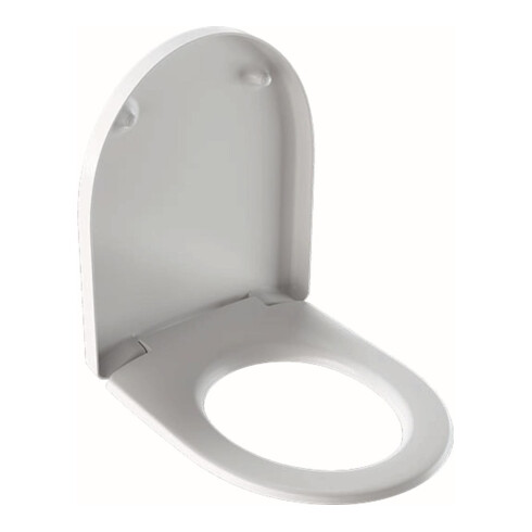 Geberit WC-Sitz Renova Plan we., Befestig. v unt, Scharn. Edelstahl