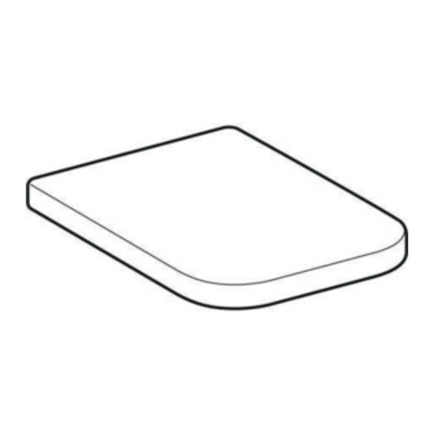 Geberit WC-Sitz Renova Plan S. MS vc, m Abs, w, eck., Befestig. v ob