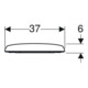 Geberit WC-Sitz Renova S. MS vc, pg., m Abs, Befestig. v ob-2