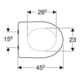 Geberit WC-Sitz Renova S. MS vc, w, m Abs, Befestig. v ob