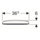 Geberit WC-Sitz Renova w, o Abs, Befestig. v unt, Scharn. ES-5