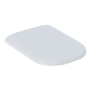 Geberit WC-Sitz Smyle m Absenkaut., we., Scharn. MS verchromt