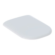 Geberit WC-Sitz Smyle m Absenkaut., we., Scharn. MS verchromt