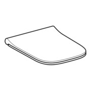 Geberit WC-Sitz Smyle Square Quick, Abs, w, Sandwichf., S. MS verchromt-4