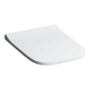 Geberit WC-Sitz Smyle Square Quick, Abs, we., Scharn. MS verchromt