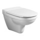 Geberit WC-Sitz Vitelle weiß, mit Deckel, Scharniere Edelstahl-1