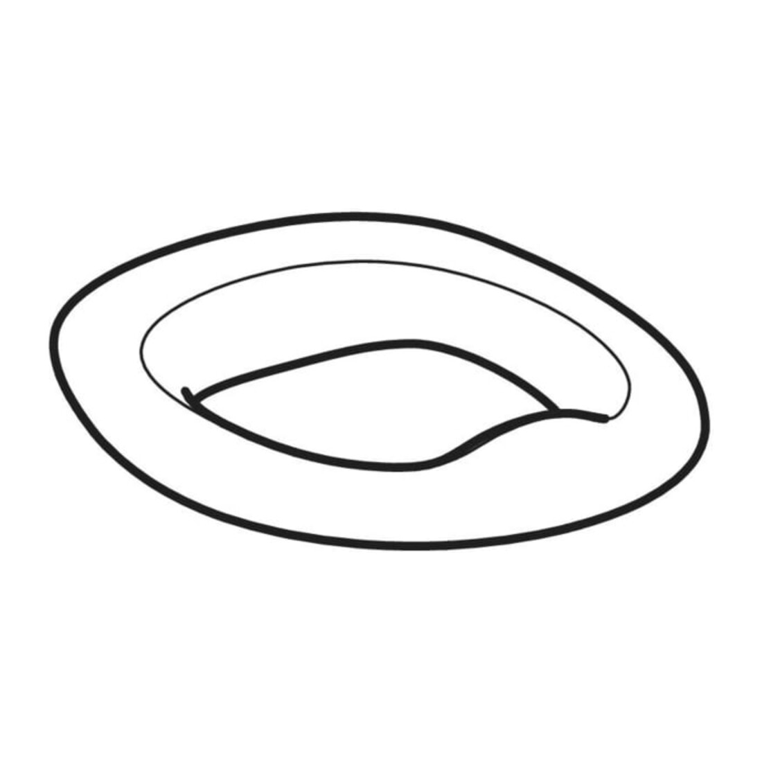 Geberit WC-Sitzring Bambini für Kleinkinder, achatgrau