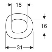 Geberit WC-Sitzring Bambini für Kleinkinder, achatgrau-4